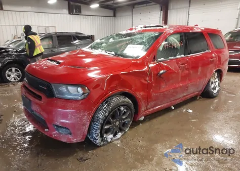 2018 Dodge Durango R/T из США, поврежденный, VIN 1C4SDJCT6JC182960
